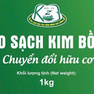 Gạo sạch Kim Bồng (100% gạo trắng hữu cơ chuyển đổi)